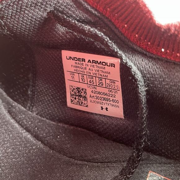 Under Armour Hovr Project Rock 4 Men’s 11 Training Gym Sneakers Lifting Shoe GUC - Picture 9 of 9